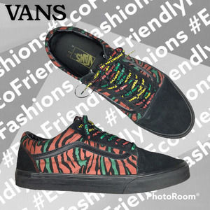 Vans x Old Skool A Tribe Called Quest 'Stripes' Black Skate Shoe Sneaker Size 13